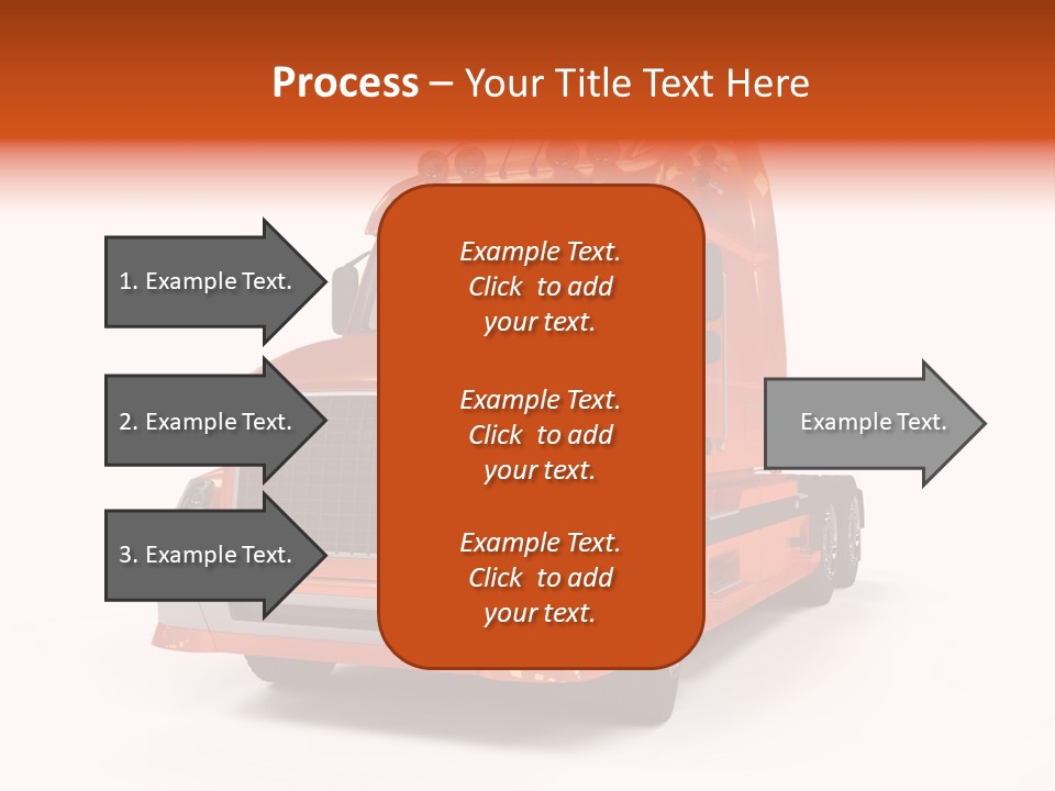 Trucking Imposing Semi PowerPoint Template