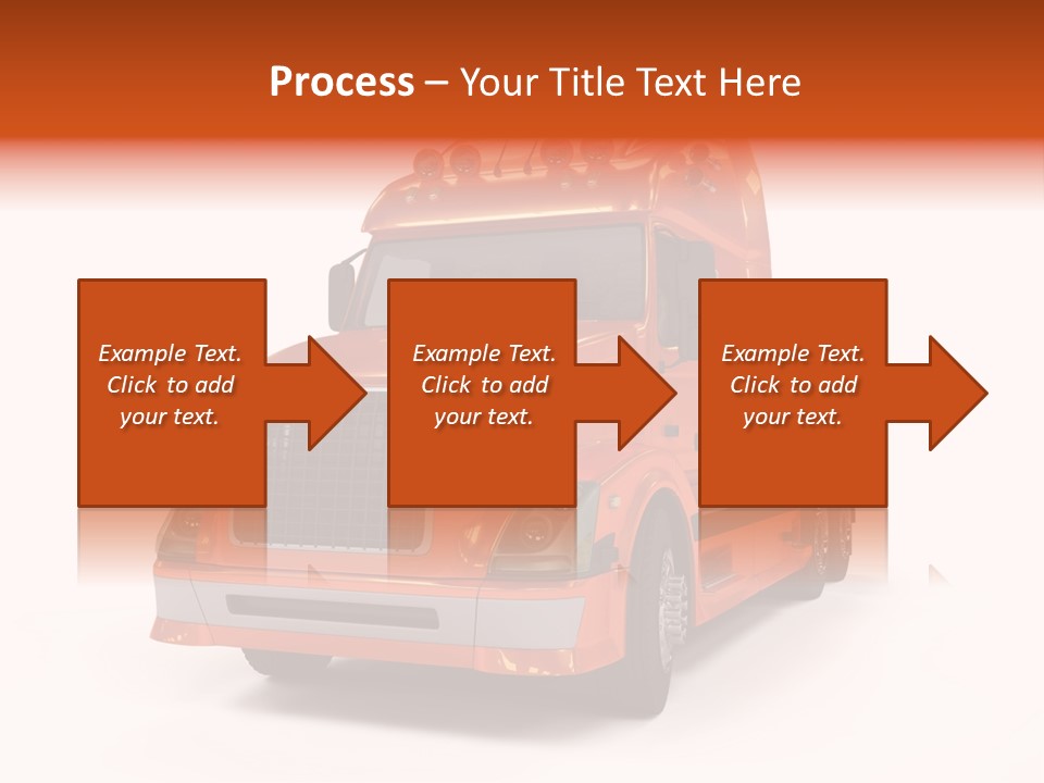 Trucking Imposing Semi PowerPoint Template