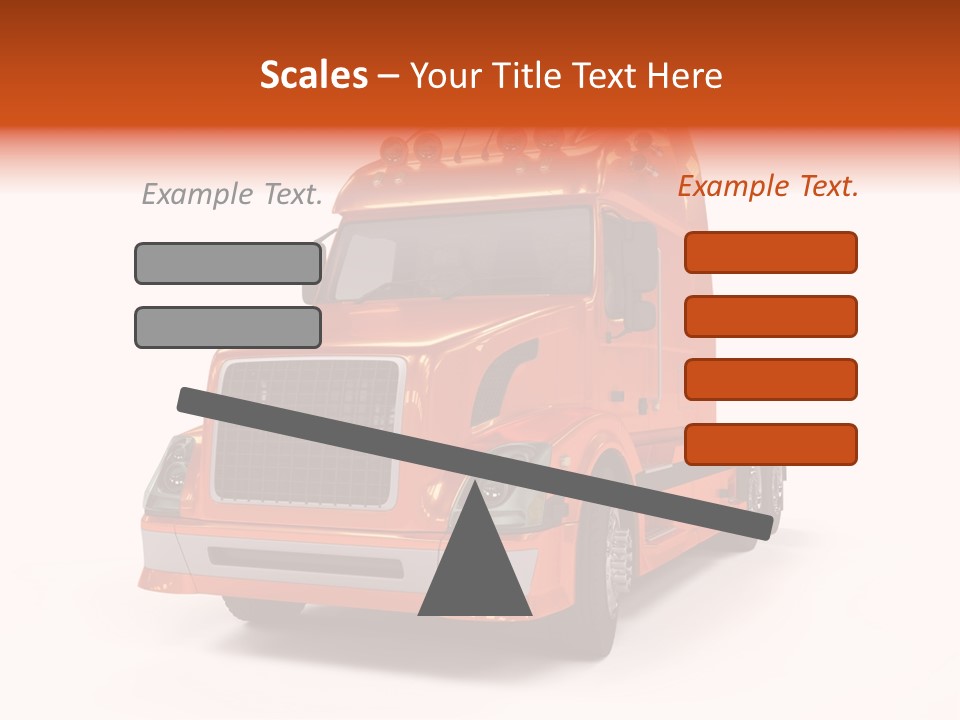 Trucking Imposing Semi PowerPoint Template