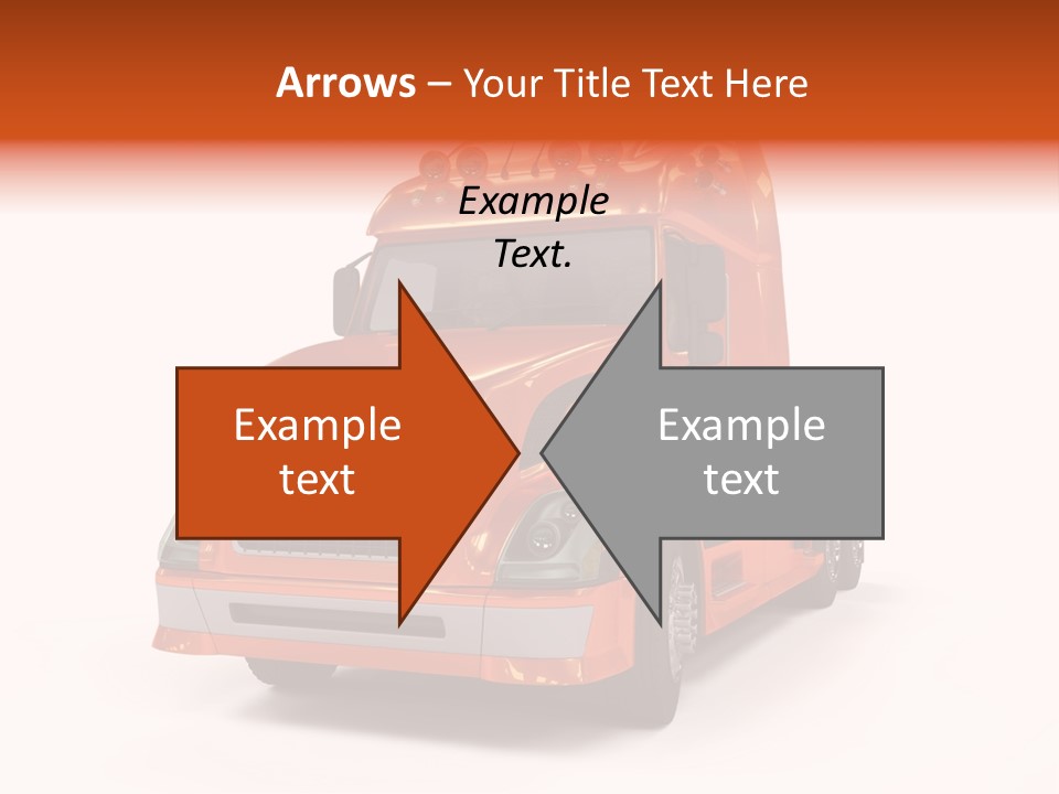 Trucking Imposing Semi PowerPoint Template