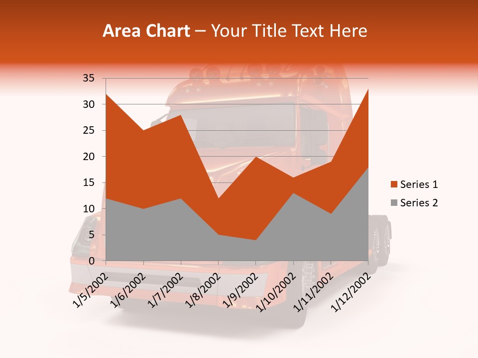 Trucking Imposing Semi PowerPoint Template