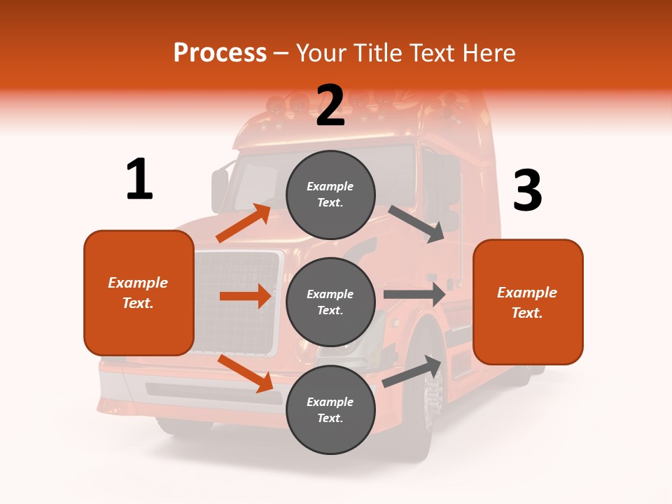 Trucking Imposing Semi PowerPoint Template