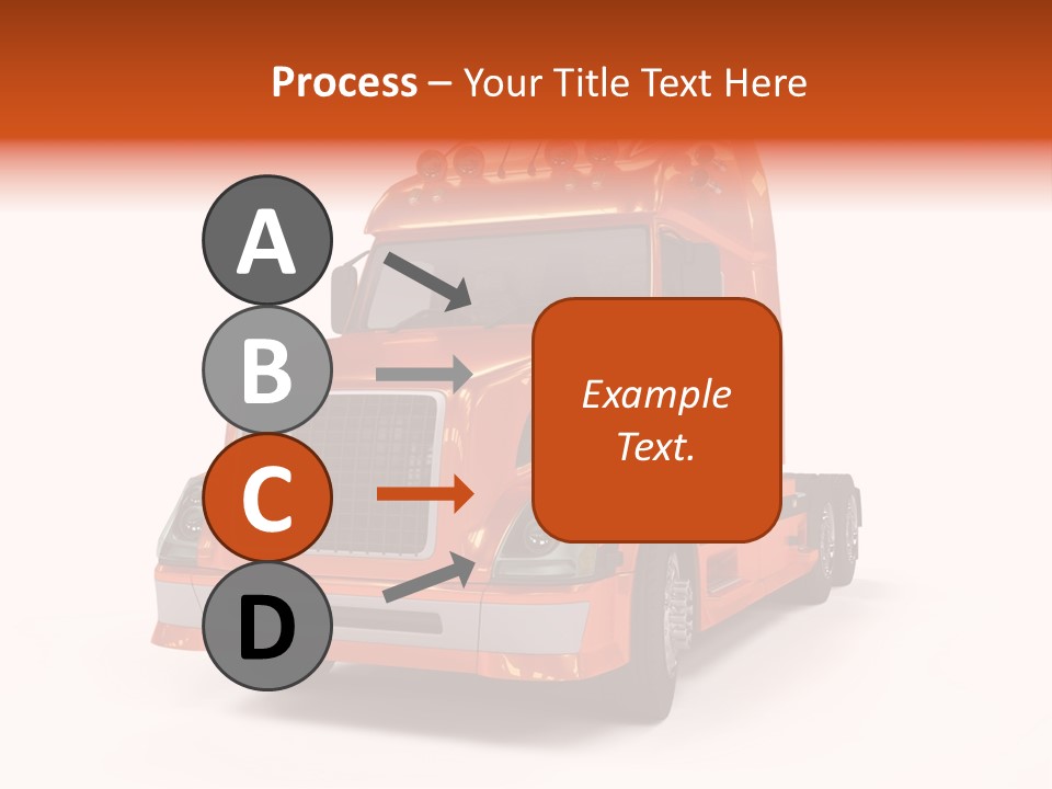 Trucking Imposing Semi PowerPoint Template