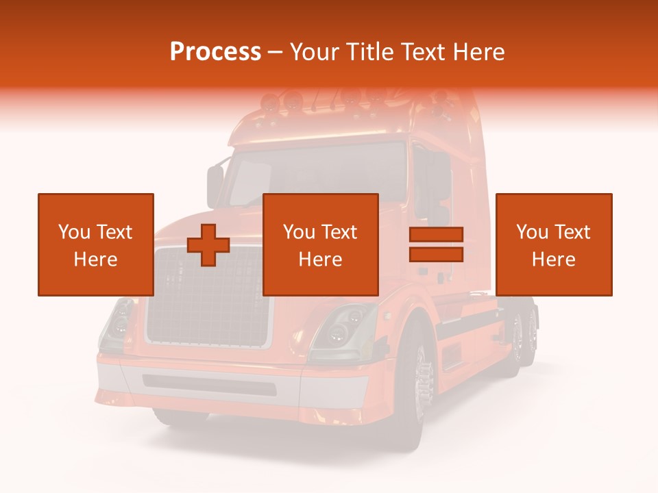 Trucking Imposing Semi PowerPoint Template
