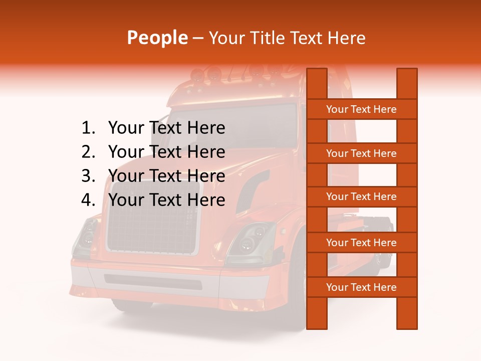 Trucking Imposing Semi PowerPoint Template