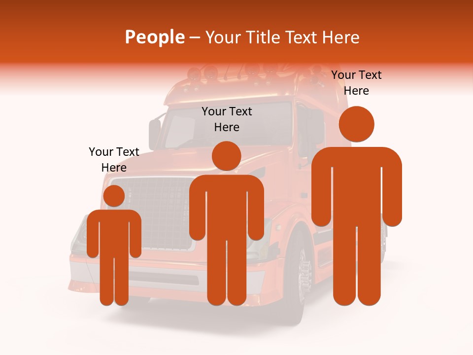 Trucking Imposing Semi PowerPoint Template