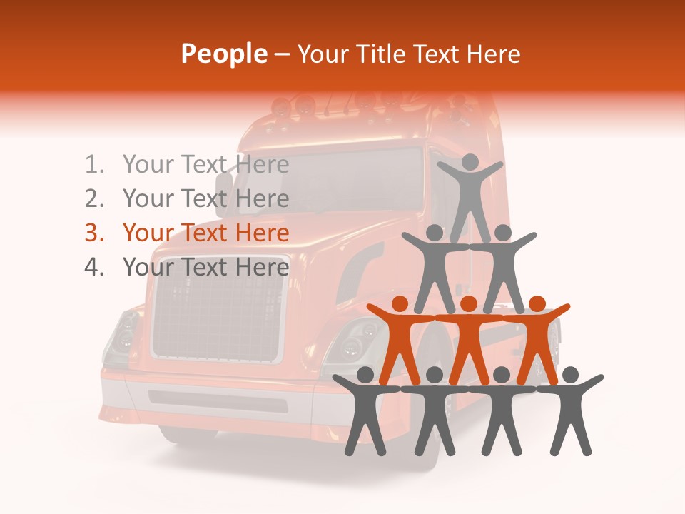 Trucking Imposing Semi PowerPoint Template