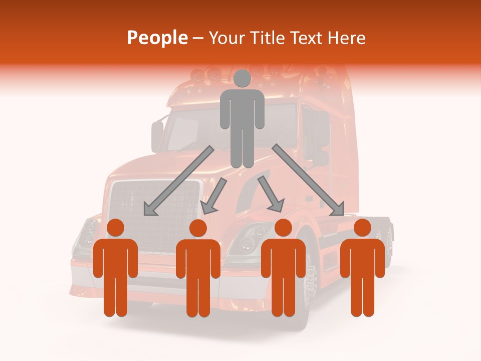 Trucking Imposing Semi PowerPoint Template