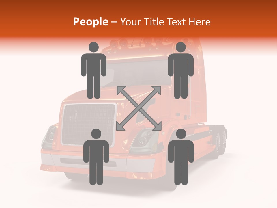 Trucking Imposing Semi PowerPoint Template