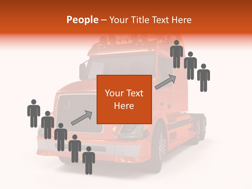 Trucking Imposing Semi PowerPoint Template