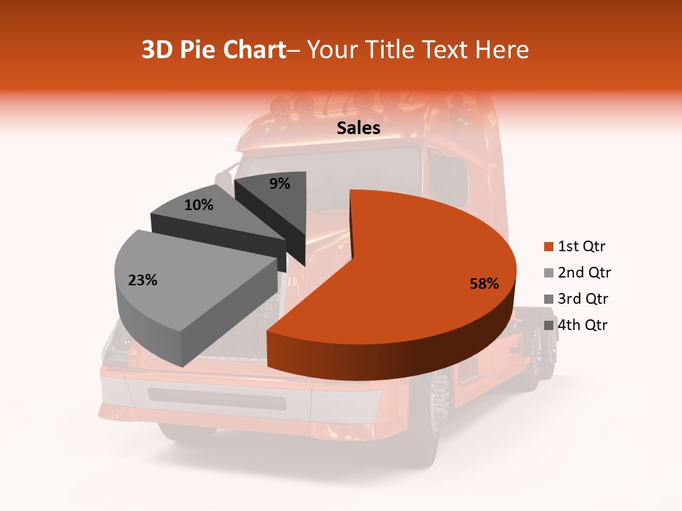 Trucking Imposing Semi PowerPoint Template