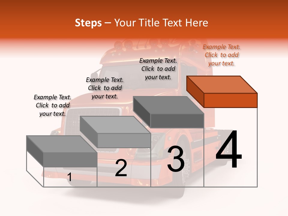 Trucking Imposing Semi PowerPoint Template