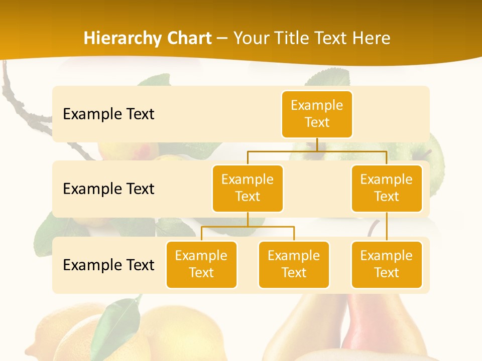 Half Isolated Apple PowerPoint Template