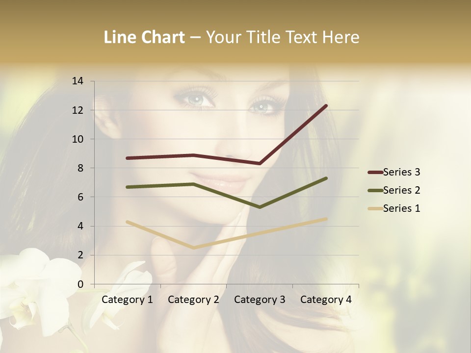 Flower Health Girl PowerPoint Template