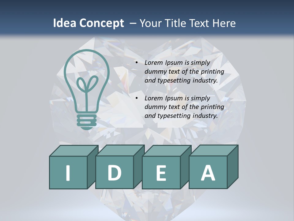 Object Close Up Shape PowerPoint Template