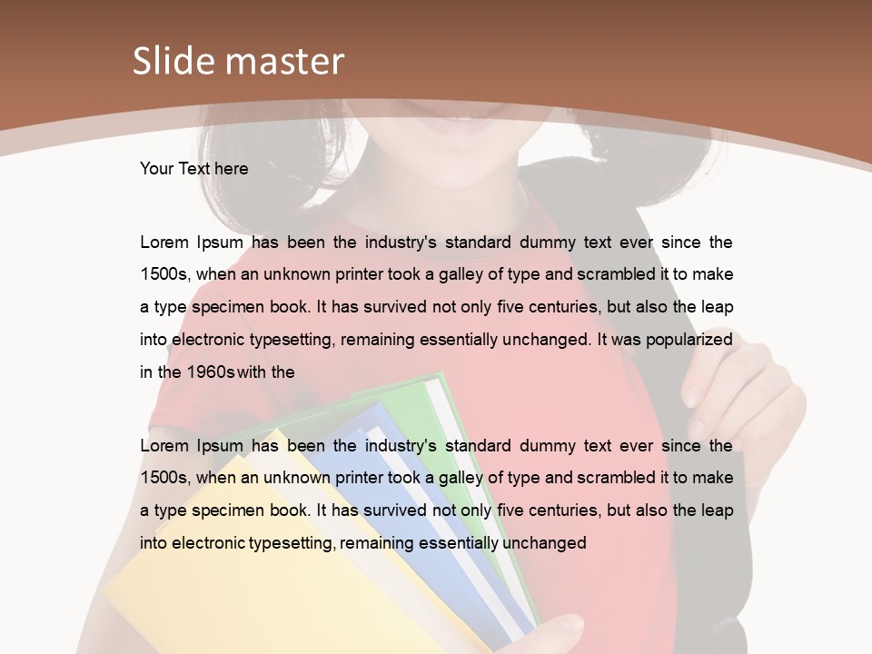 Learn Education Portrait PowerPoint Template