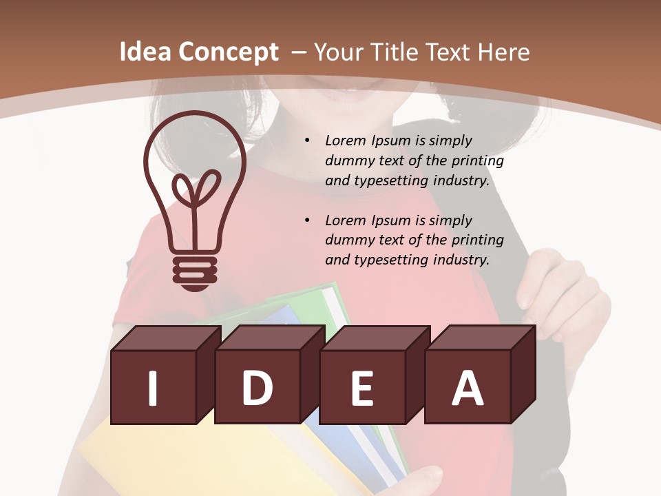 Learn Education Portrait PowerPoint Template