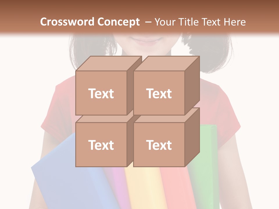 Teenager Hold Person PowerPoint Template