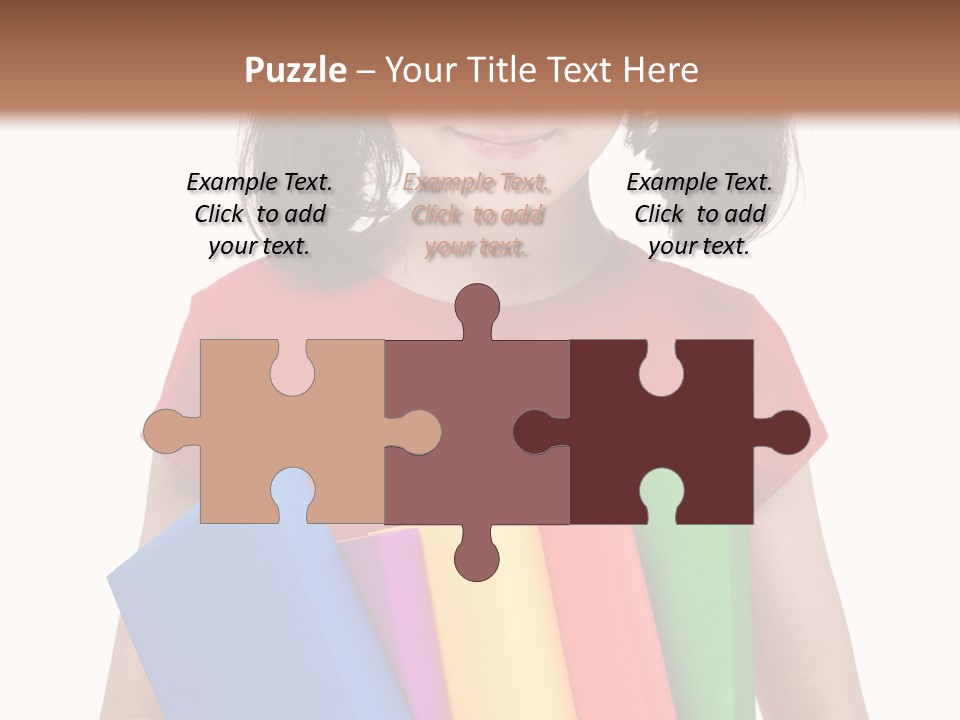 Teenager Hold Person PowerPoint Template