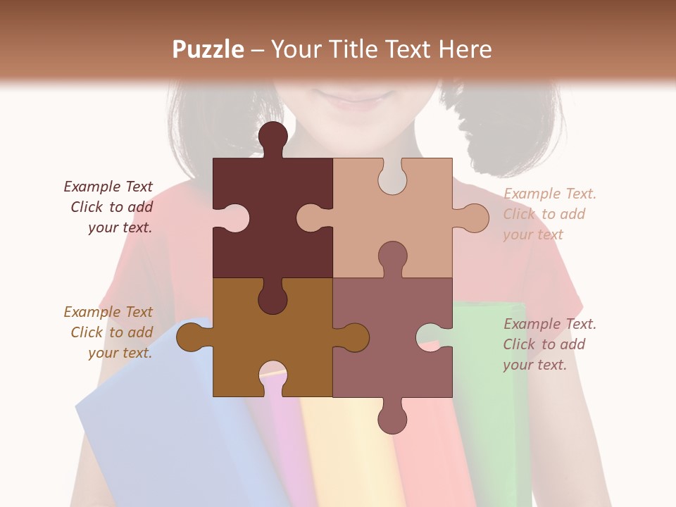 Teenager Hold Person PowerPoint Template
