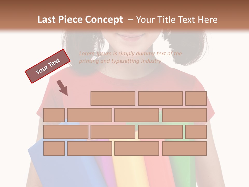 Teenager Hold Person PowerPoint Template
