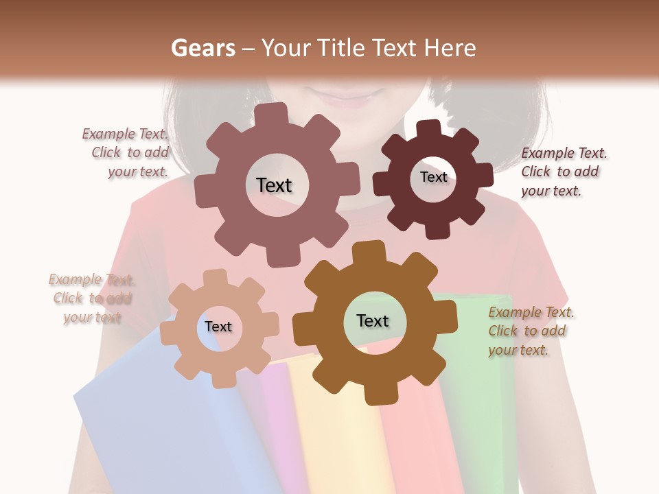 Teenager Hold Person PowerPoint Template