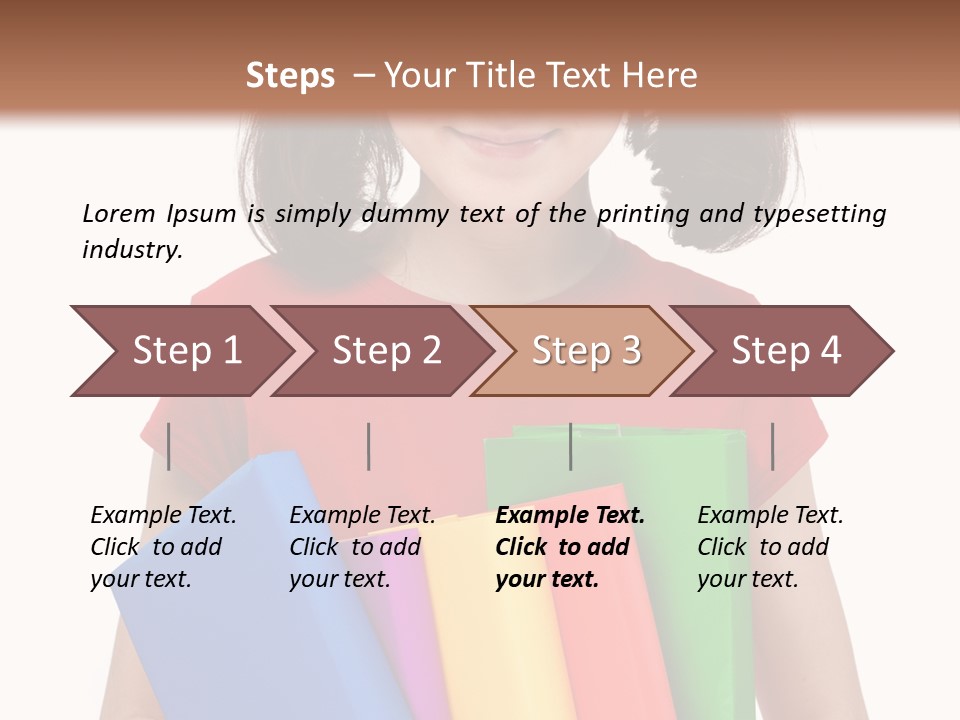 Teenager Hold Person PowerPoint Template