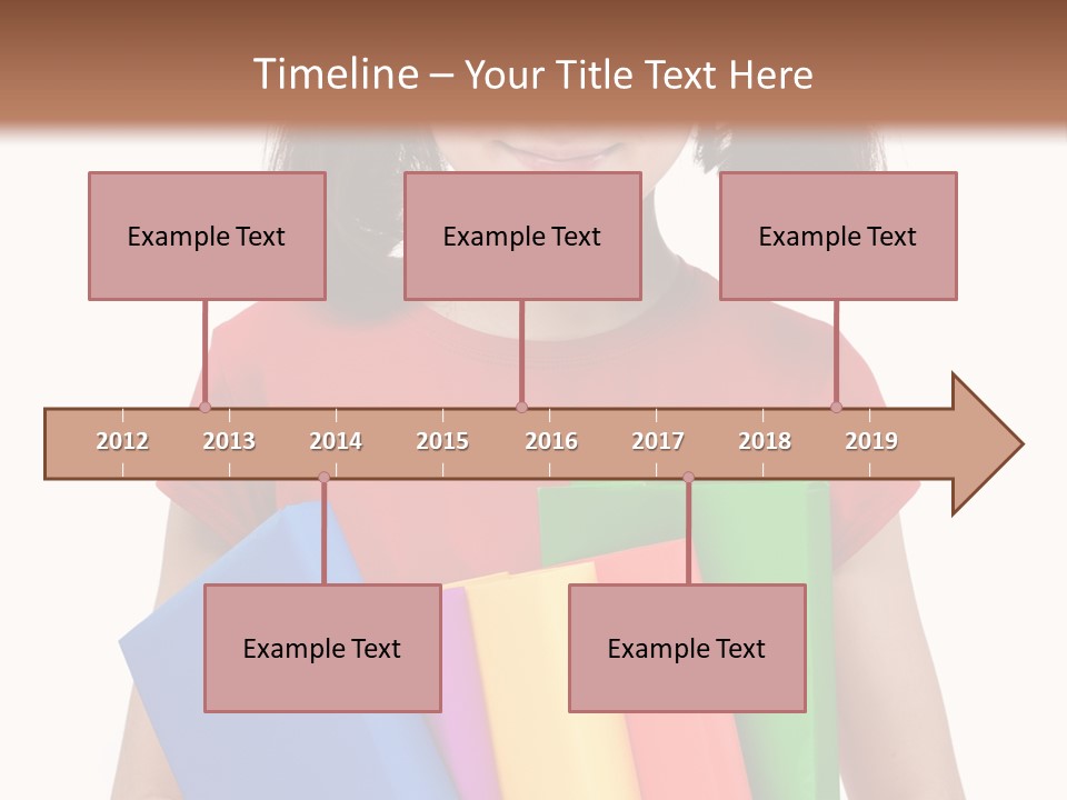 Teenager Hold Person PowerPoint Template