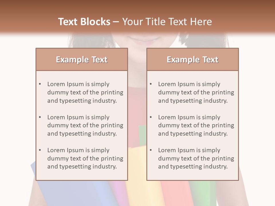 Teenager Hold Person PowerPoint Template