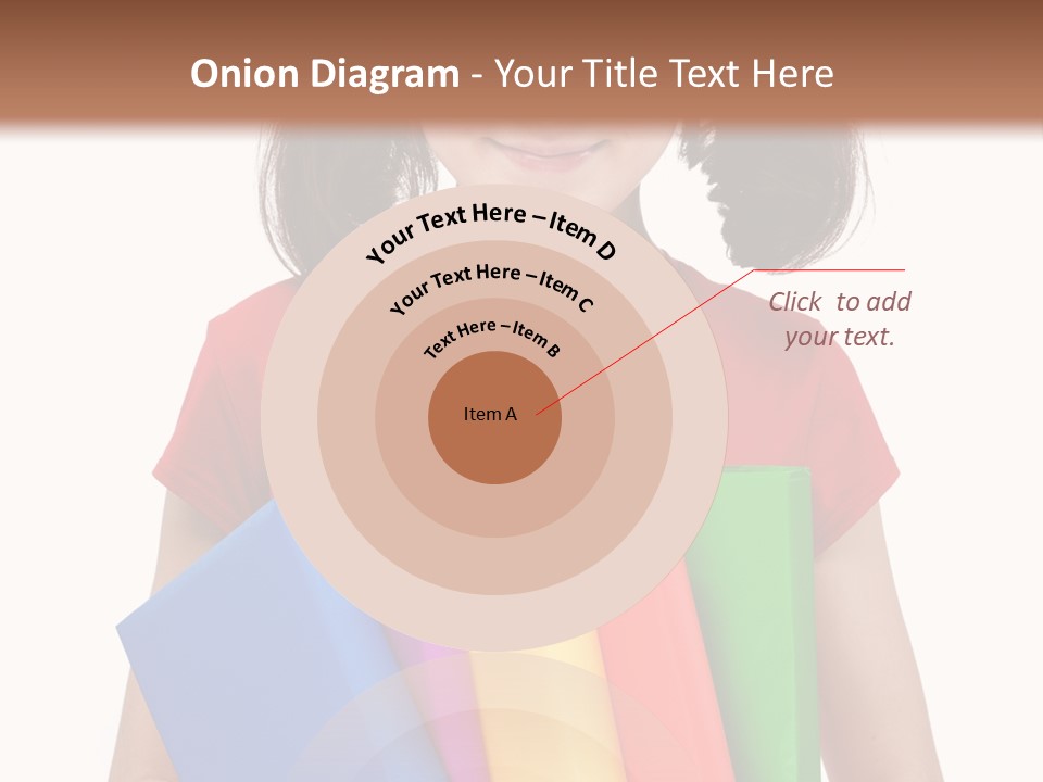 Teenager Hold Person PowerPoint Template