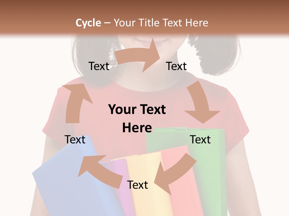 Teenager Hold Person PowerPoint Template