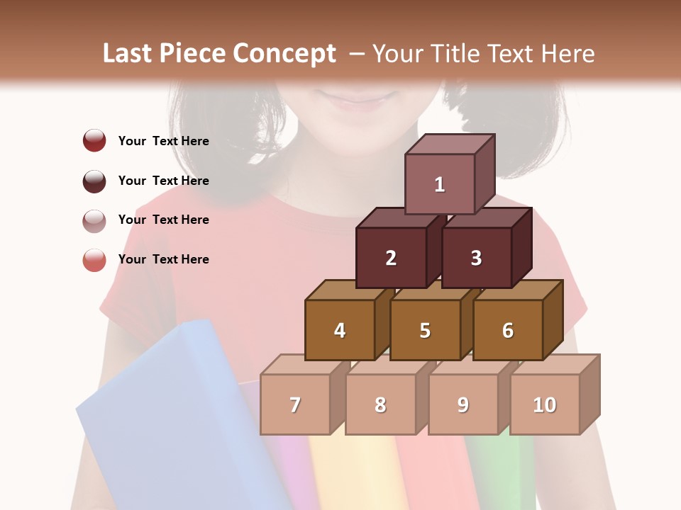 Teenager Hold Person PowerPoint Template