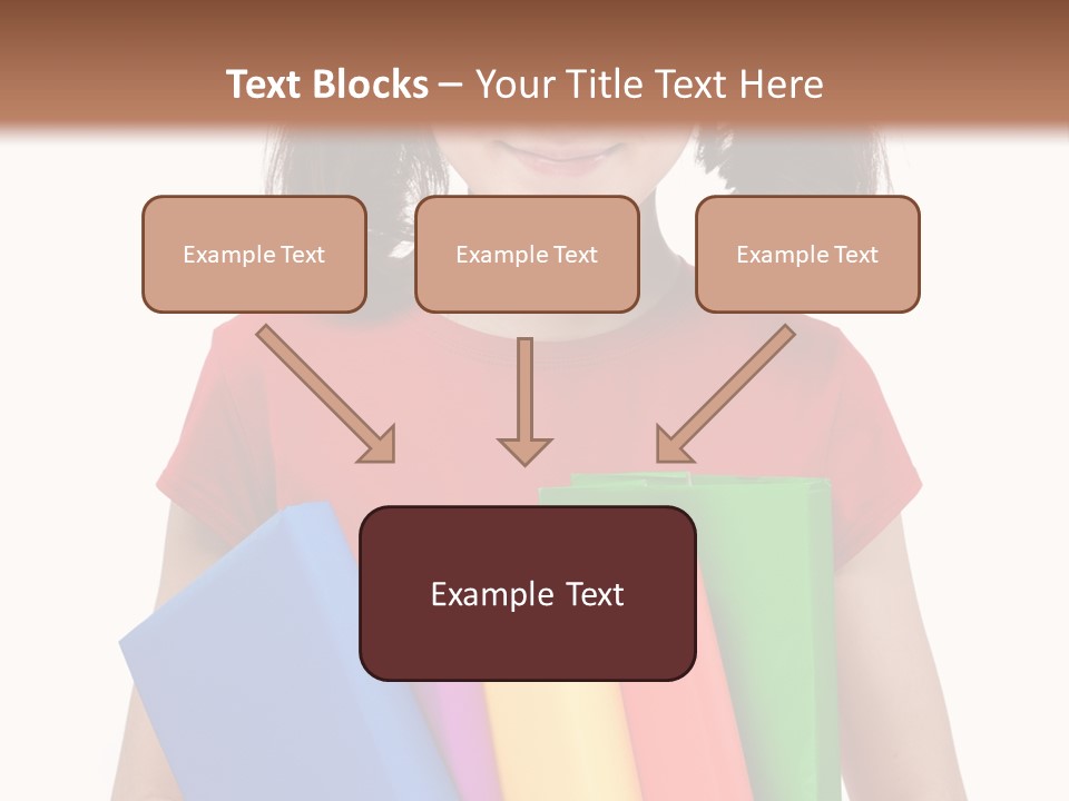 Teenager Hold Person PowerPoint Template
