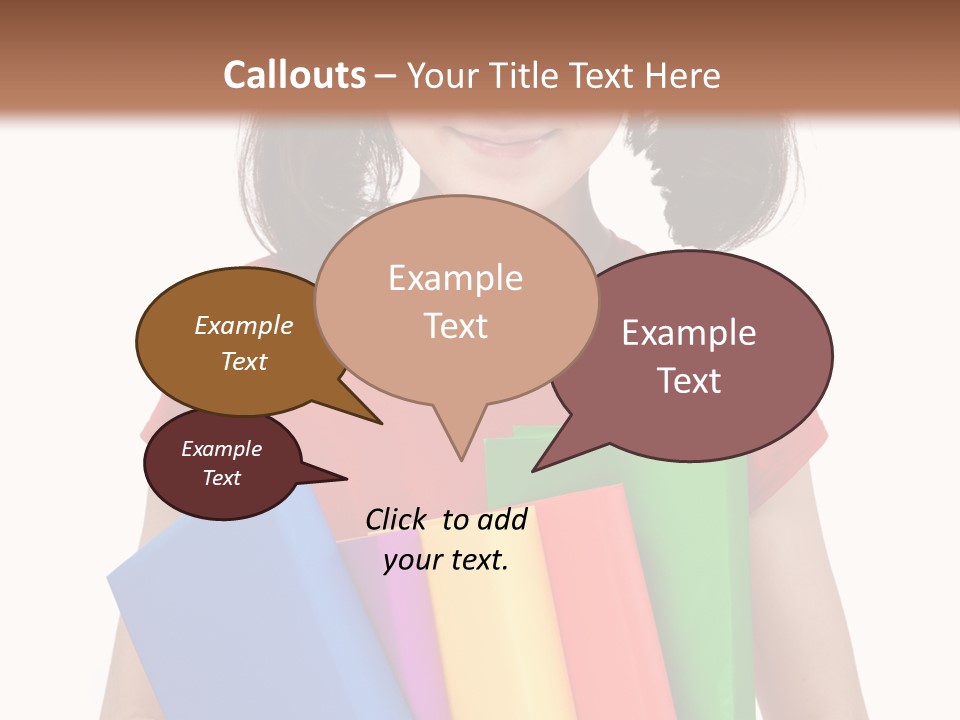 Teenager Hold Person PowerPoint Template