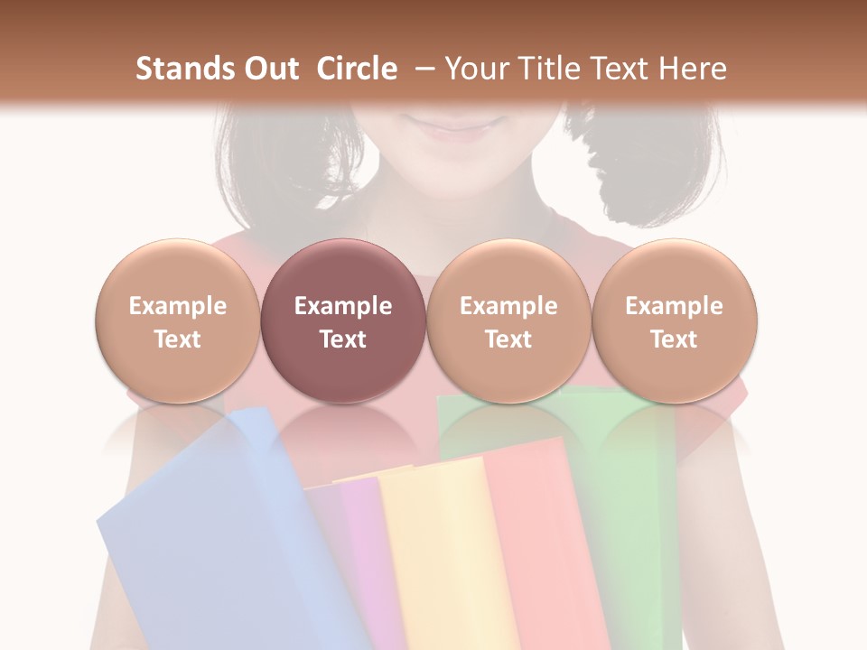 Teenager Hold Person PowerPoint Template