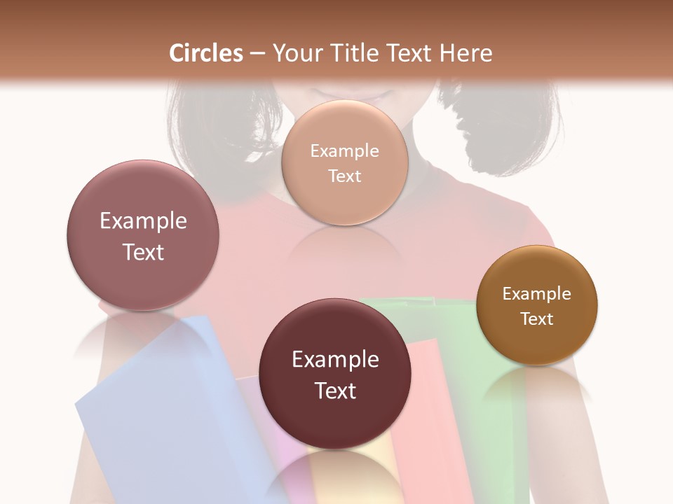 Teenager Hold Person PowerPoint Template