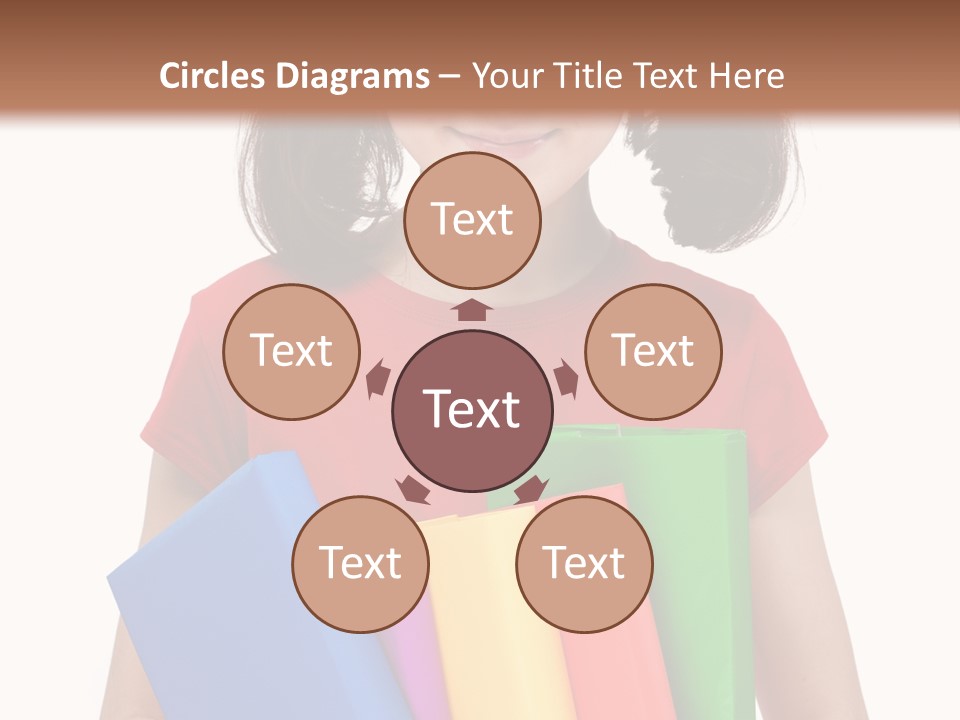 Teenager Hold Person PowerPoint Template