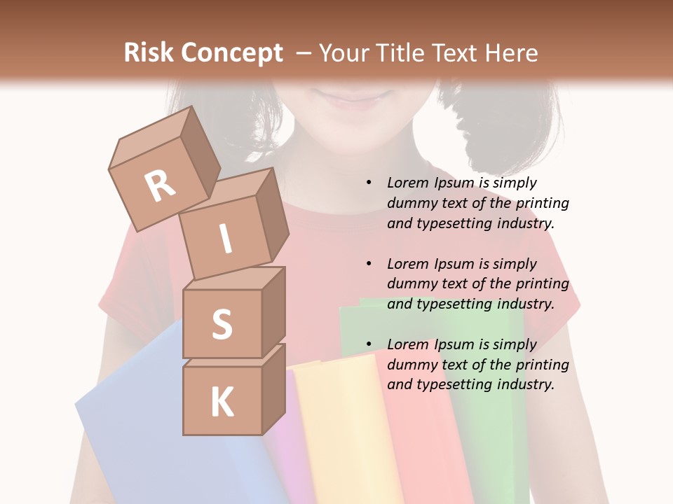 Teenager Hold Person PowerPoint Template
