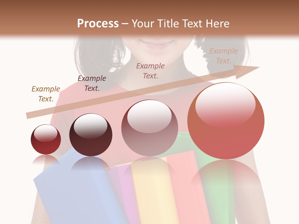 Teenager Hold Person PowerPoint Template