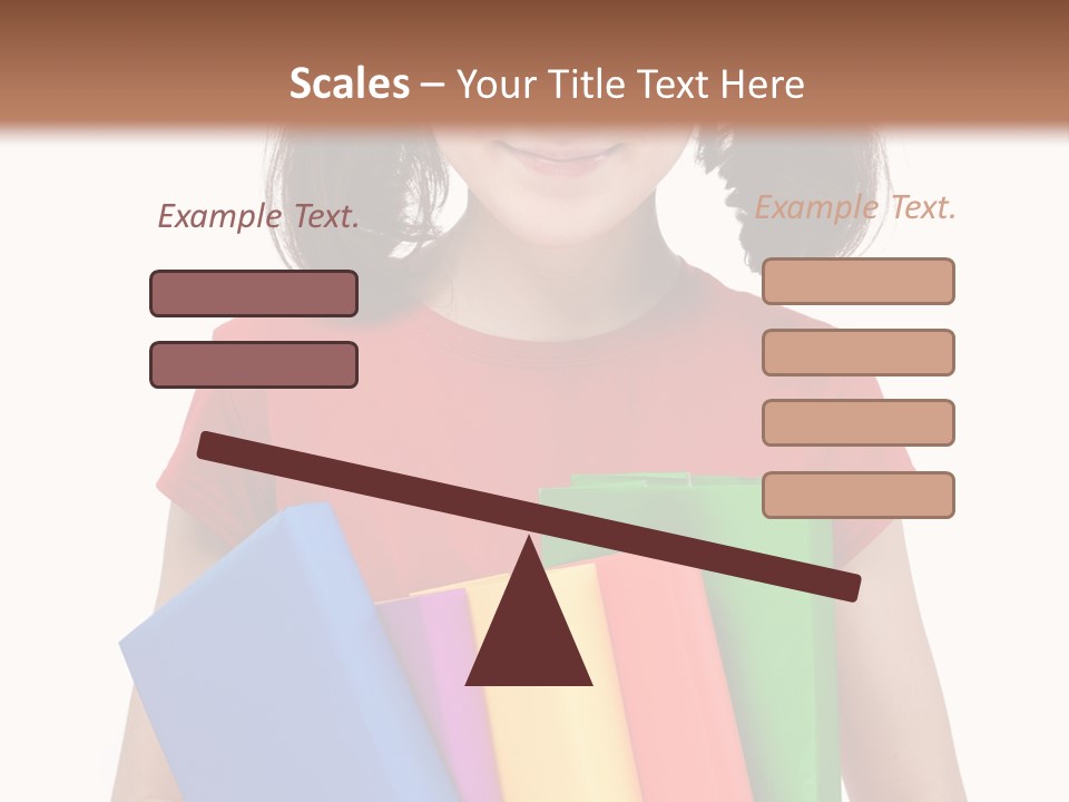 Teenager Hold Person PowerPoint Template