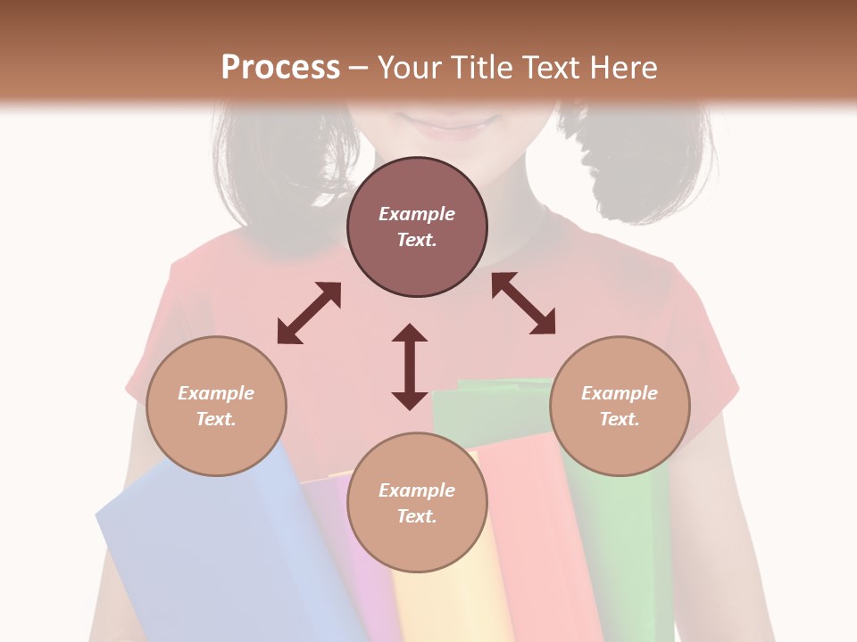 Teenager Hold Person PowerPoint Template