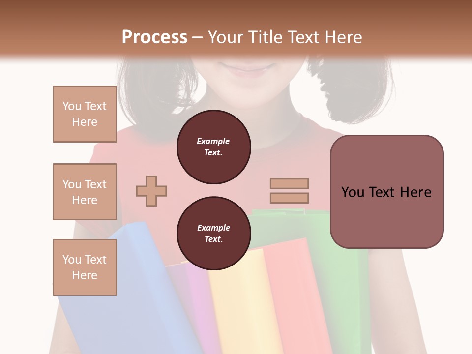 Teenager Hold Person PowerPoint Template