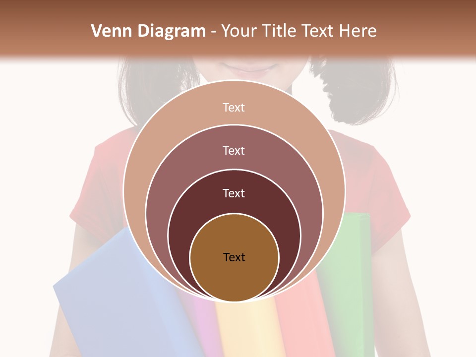 Teenager Hold Person PowerPoint Template