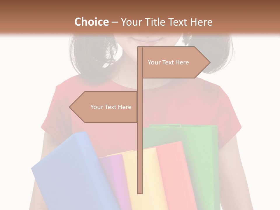 Teenager Hold Person PowerPoint Template