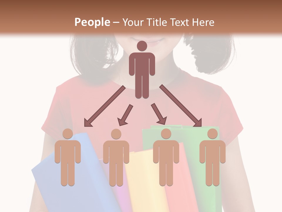 Teenager Hold Person PowerPoint Template