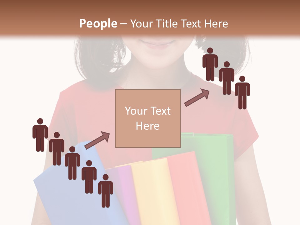 Teenager Hold Person PowerPoint Template
