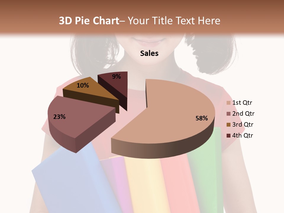 Teenager Hold Person PowerPoint Template