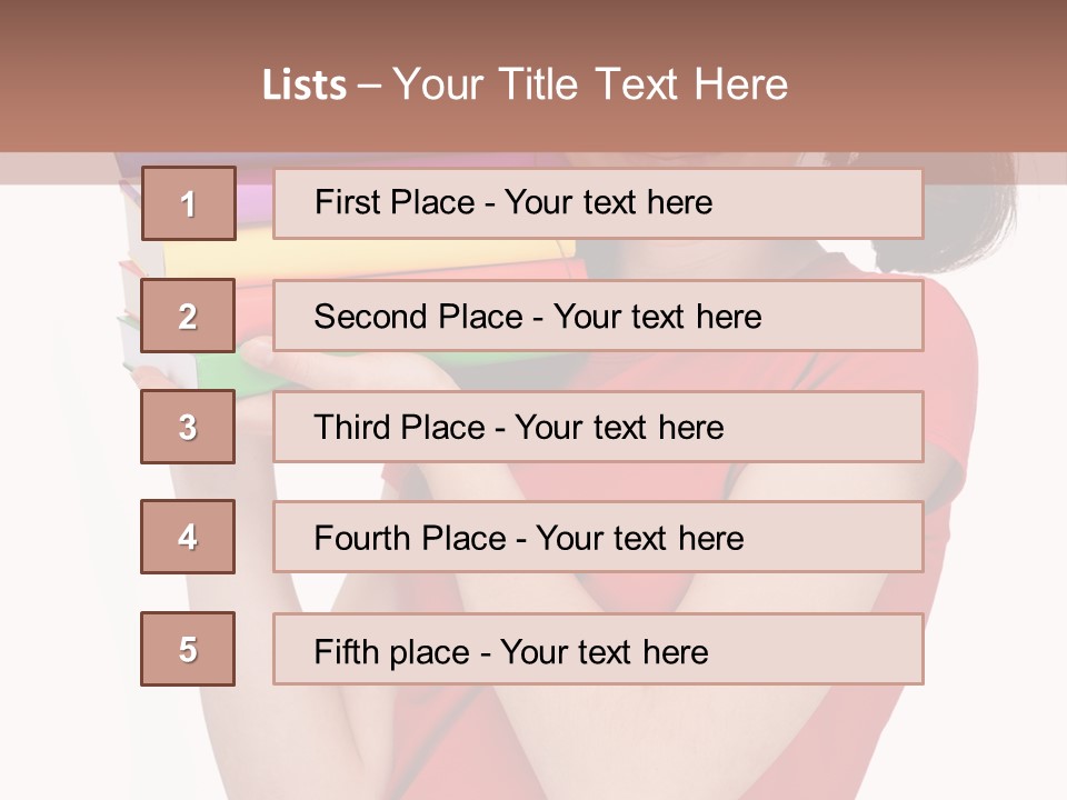 Literature Young Vertical PowerPoint Template