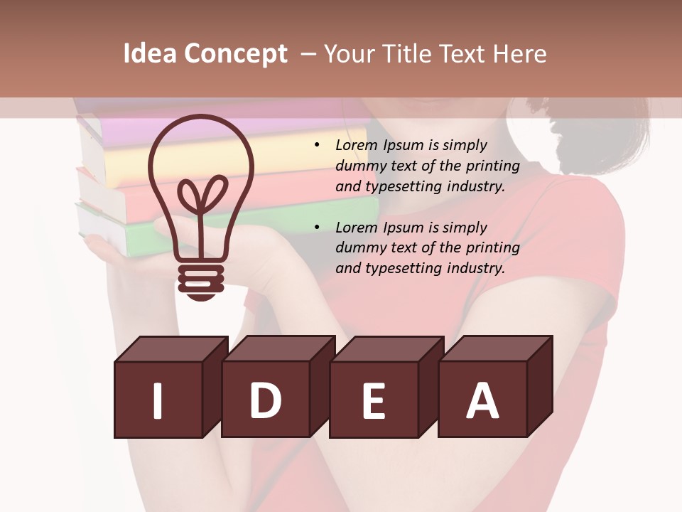 Literature Young Vertical PowerPoint Template