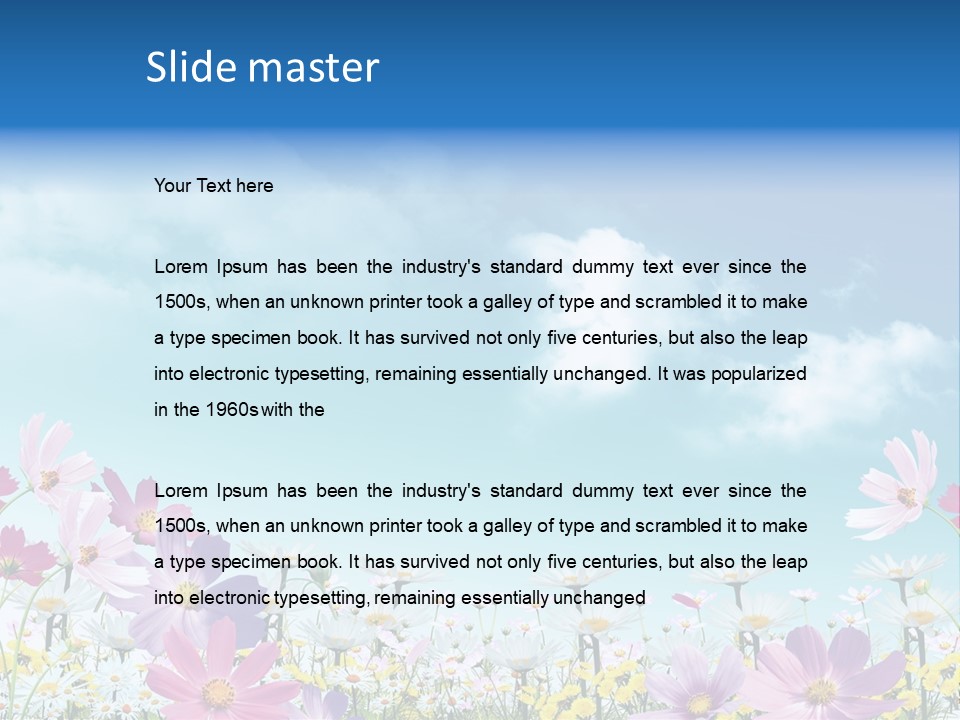 Sunlight Colorful Easter PowerPoint Template